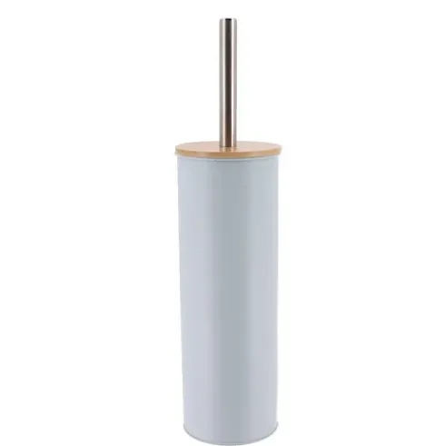 Escobilla de Baño Metal – Azul Claro