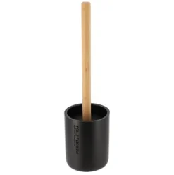 Escobilla de Baño Poliresina Bambú Negro