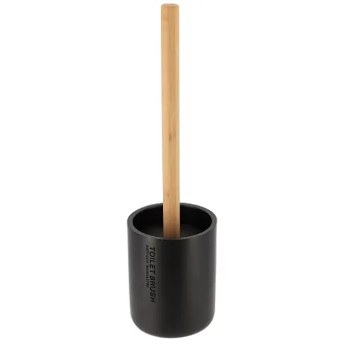Escobilla de Baño Poliresina Bambú Negro
