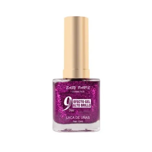 Esmalte De Uñas Efecto Gel 13ML Nº 58 Lila Purpurina