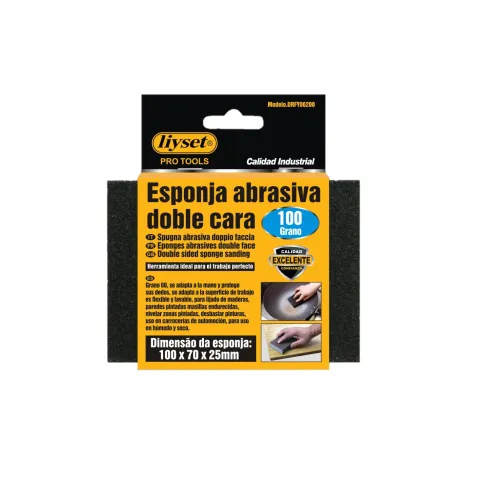 Esponja Abrasiva Doble Cara 100*70*25MM-100