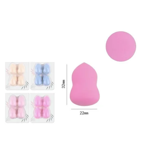 Esponja Belleza Porongo Pequenio 22x32mm 4pcs