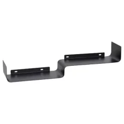Estante de Pared Emilio Metal Negro 50cm 2 Niveles