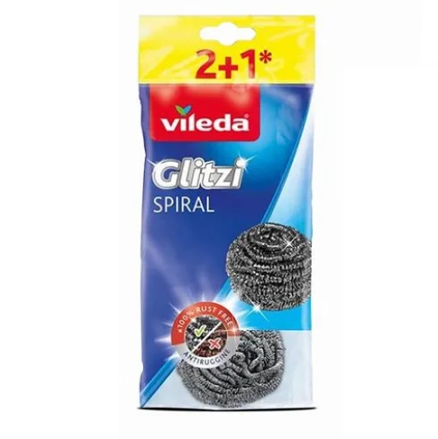 Estropajo Acero Inox Espiral 2+1