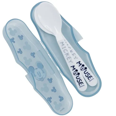 Estuche 2 Cucharas PP «MICKEY MOUSE FULL OF SMILES»