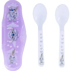 Estuche 2 Cucharas PP «STITCH CUDDLE ME»