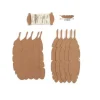 Etiqueta Color Camel 10pcs
