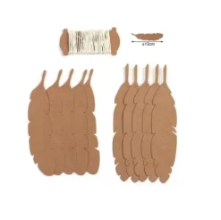 Etiqueta Color Camel 10pcs
