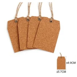 Etiqueta Corcho 4pcs