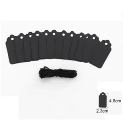 Etiqueta de Manualidad Negro 12pcs
