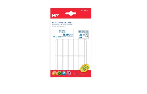 Etiquetas Blancas 13X50MM 105U