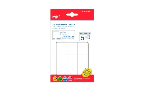 Etiquetas Blancas 35X82MM 30U