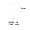 Etiquetas Blancas 81X110MM 10U