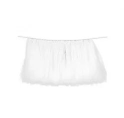 Falda Mesa Con Tutu Blanca