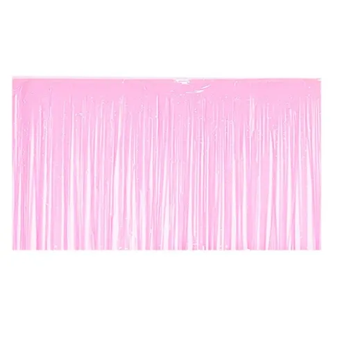 Falda Mesa Flecos Rosa