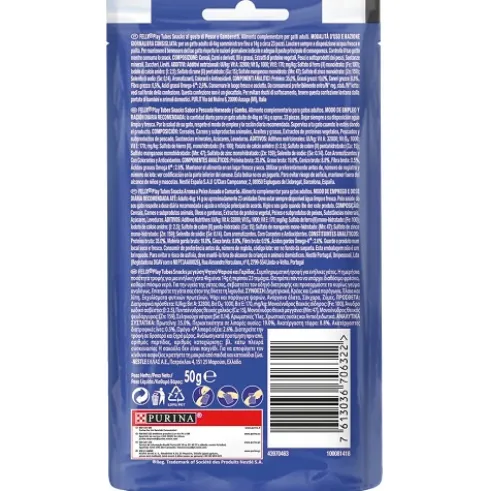 Felix Play Tubes Pescado y Gambas 50g