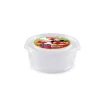 Fiambrera Basic Redondo 550ml Transparente