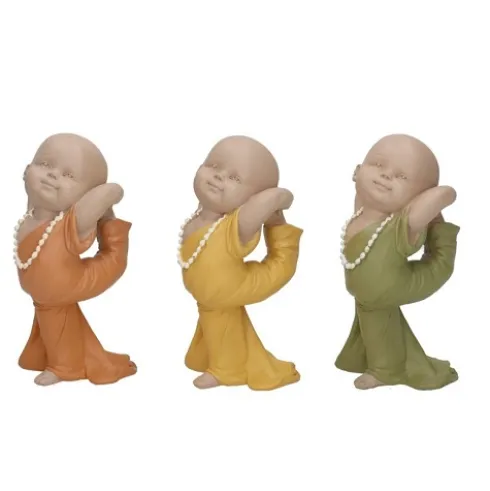 Figura Monje Kala Resina 14cm