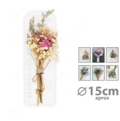 Flores Seco 15cm Surtidos