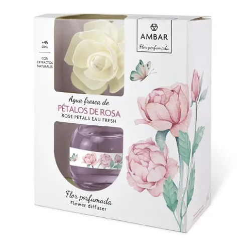 Flor Perfumada Agua Fresca Rosa 60ml