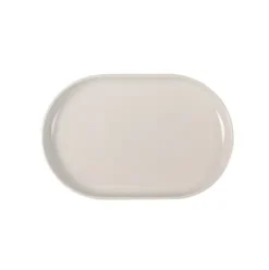 Fuente Ovalada IVORY Nordic Brillo 20x13x2cm