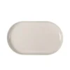 Fuente Ovalada IVORY Nordic Brillo 25x15x2.2cm