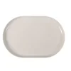 Fuente Ovalada IVORY Nordic Brillo 30x20x2.5cm