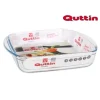 Fuente Vidrio Cuadrado 25cm