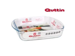 Fuente Vidrio Cuadrado 25cm