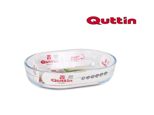 Fuente Vidrio Oval 17cm