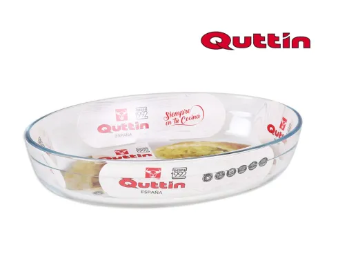 Fuente Vidrio Oval 30cm