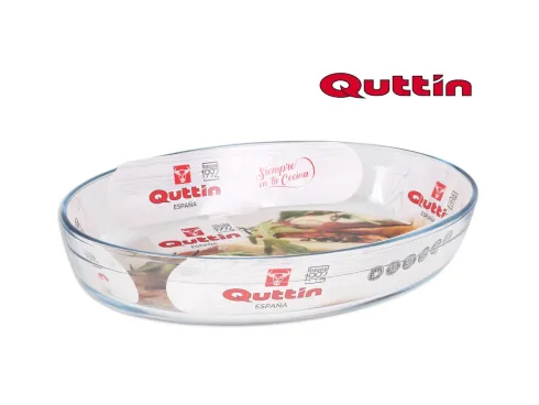 Fuente Vidrio Oval 35cm
