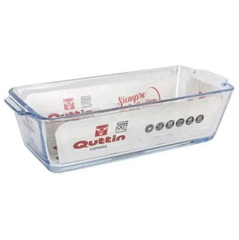 Fuente Vidrio Rectangular 23cm