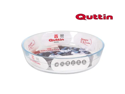 Fuente Vidrio Redondo 23cm