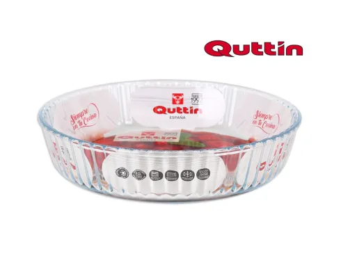 Fuente Vidrio Redondo 26cm