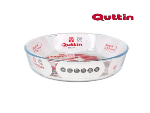 Fuente Vidrio Redondo 26cm