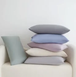 Funda de Almohada Con Cremallera Blanco