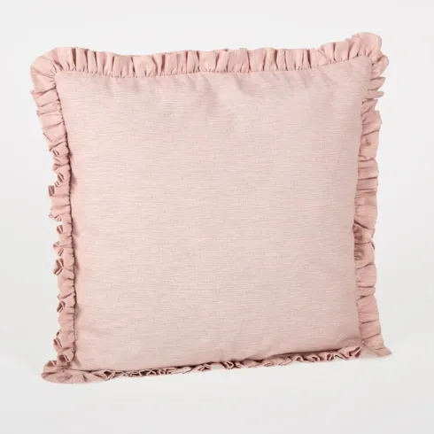 Funda de Cojín Volante Rosa 40x40cm