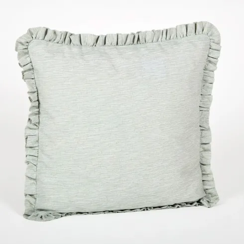 Funda de Cojín Volante Verde 40x40cm