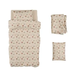 Funda Edredón y Funda Almohada Kids Algodón Jungle Beige