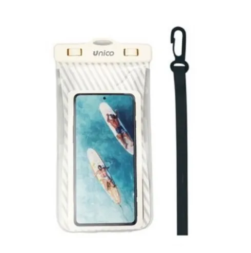 Funda Móvil Impermeable Inflable Blanco