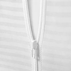 Funda Protectora Almohada Raso Labrado Blanco 135cm