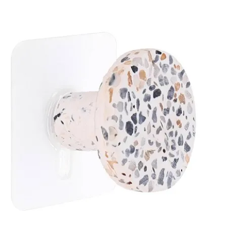 Gancho Poliresina Terrazzo 4.5cm