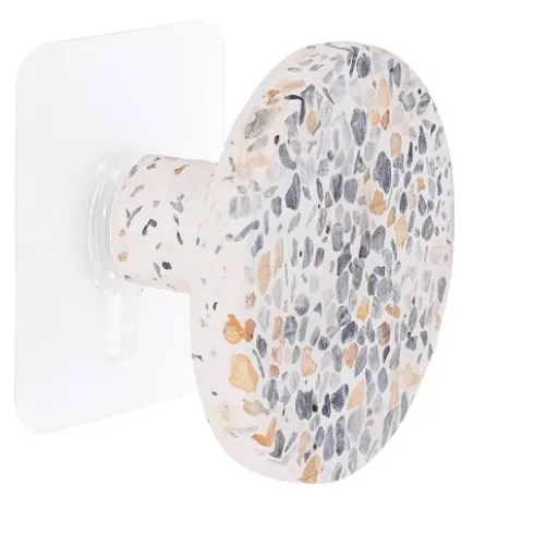 Gancho Poliresina Terrazzo 6.5cm
