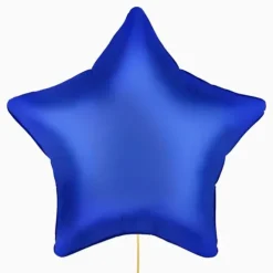 Globo Foil Estrella Mate Azul Navy 91cm