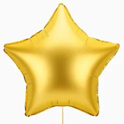Globo Foil Estrella Mate Dorado 91cm