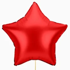 Globo Foil Estrella Mate Rojo 91cm