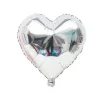 Globo Mylar Corazón Plata 45 cm