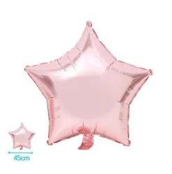 Globo Mylar Estrella Rosa
