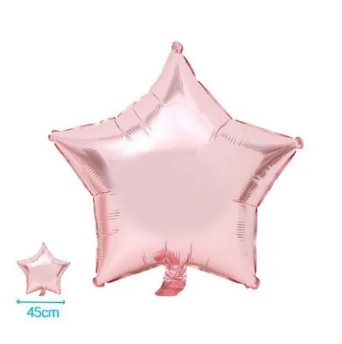 Globo Mylar Estrella Rosa